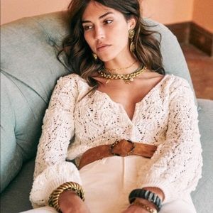 Sezane Annette Jumper S Ecru